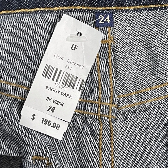 Carmar LF Women’s Size 24 Dark Blue Non-Stretch Denim Low Rise Baggy Jeans NWT - Picture 6 of 12